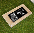 12x6 chicken Tombstone, chicken, roster, parrot, duck, bird memorial with your pet picture, graver marker, pet stone, dog headstone