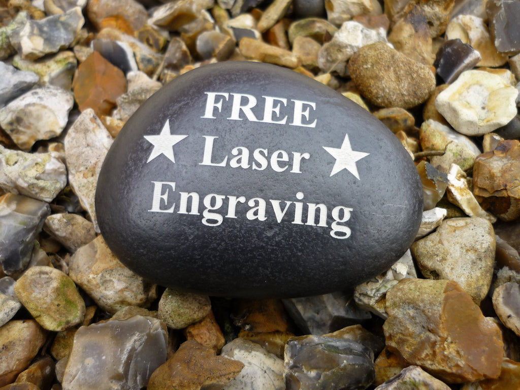 Pet Bird Memorial - Personalized Pebble (Stone Effect) - Weatherproof - Various Designs