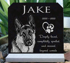 Pet Memorial Stone Grave Marker Granite Headstone