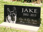 Pet Memorial Stone Grave Marker Granite Headstone