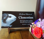 Laser engraved with the picture of your dog