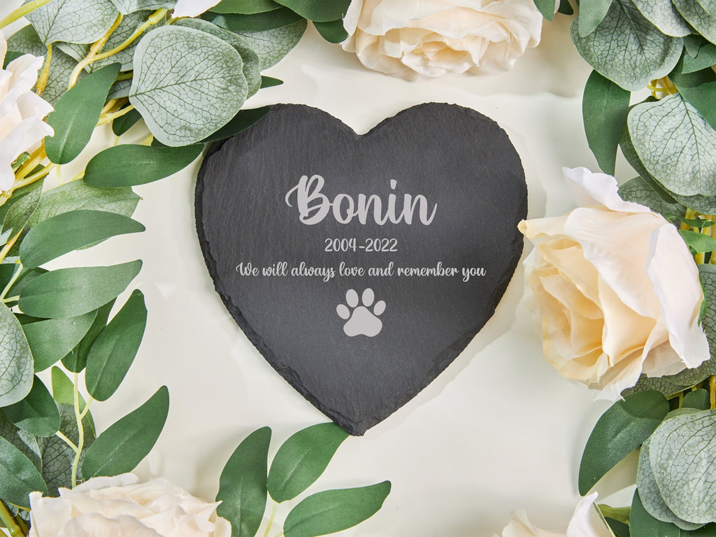 Personalized Engrave Dog Cat Memorial Plaque