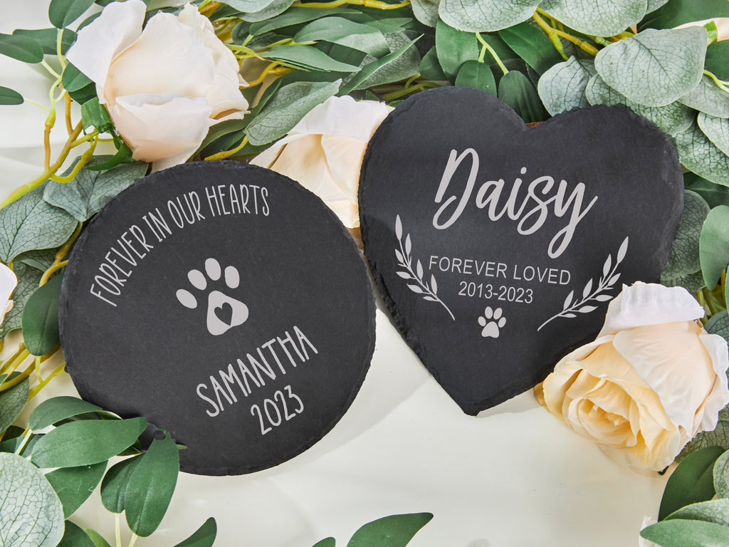 Personalized Engrave Dog Cat Memorial Plaque