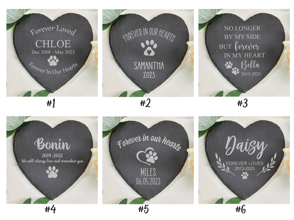 Personalized Engrave Dog Cat Memorial Plaque