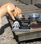 Laser engraved with the picture of your dog