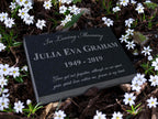 Custom Photo Laser Engraved Granite Headstone