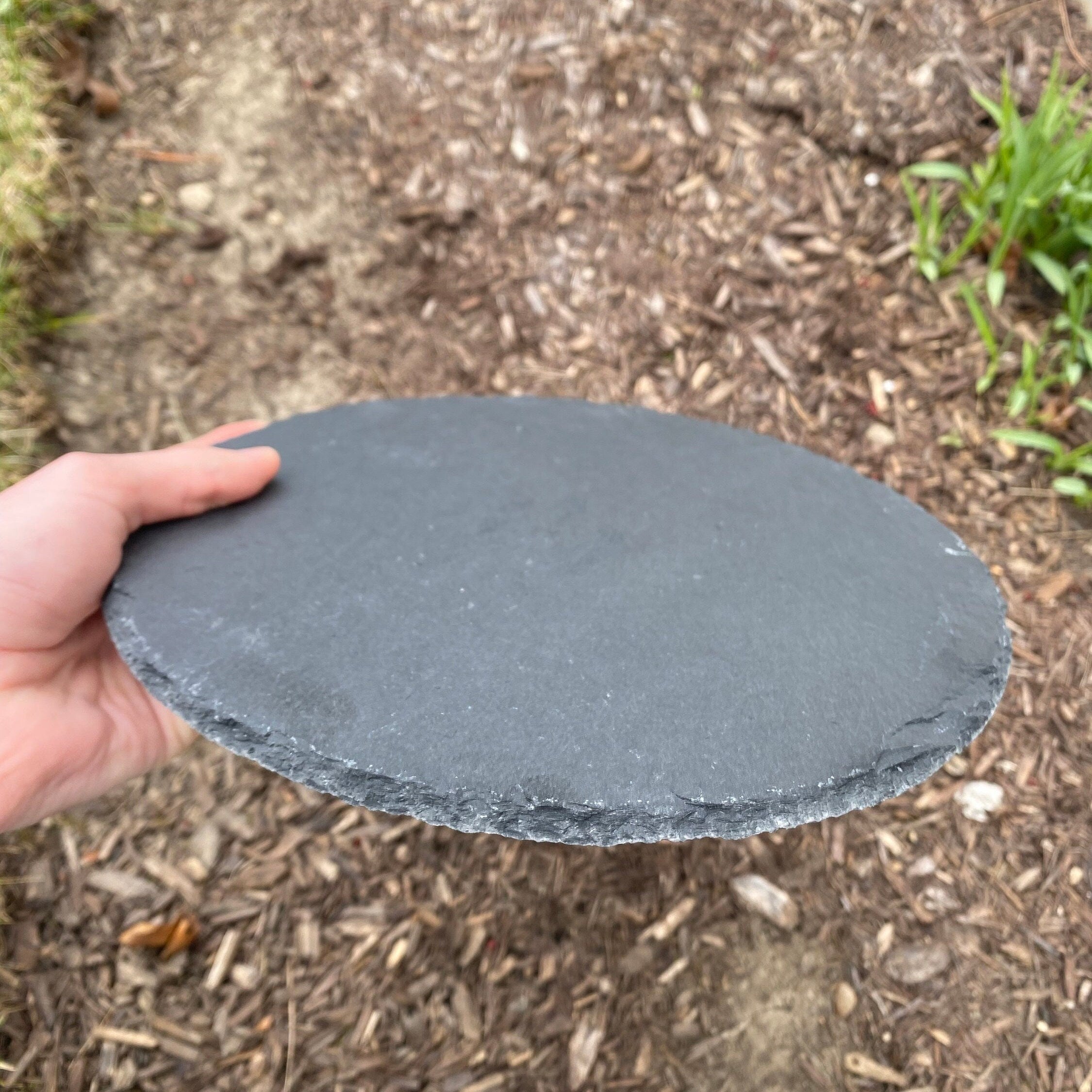 Engraved Pet Memorial Round Garden Stone, Rabbit Memorial, Cat Memorial, Lizard Memorial, Custom Grave Marker, Loss Of Pet, Dog Memorial