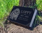 Engraved Granite Outdoor Memorial Plaque for Rabbits