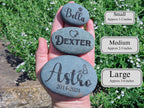 Pet Memorial Stone / River Rock Memorial / Pet Loss Gift / Pet Lover / Personalized Pet Memorial / Custom Gift / Rainbow Bridge