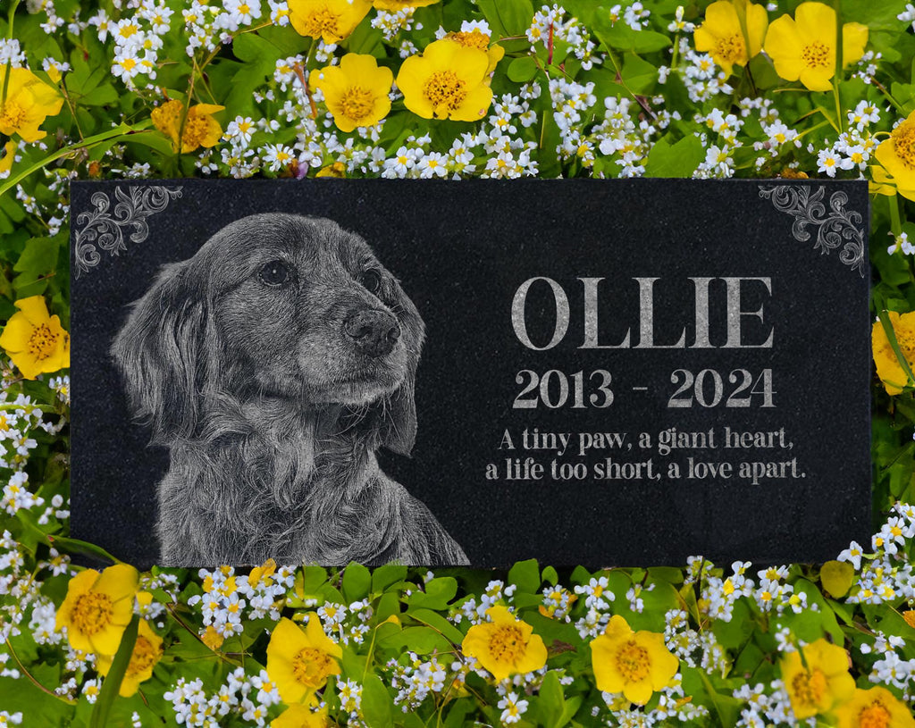 Personalized Engraved Headstone for Cats & Dogs