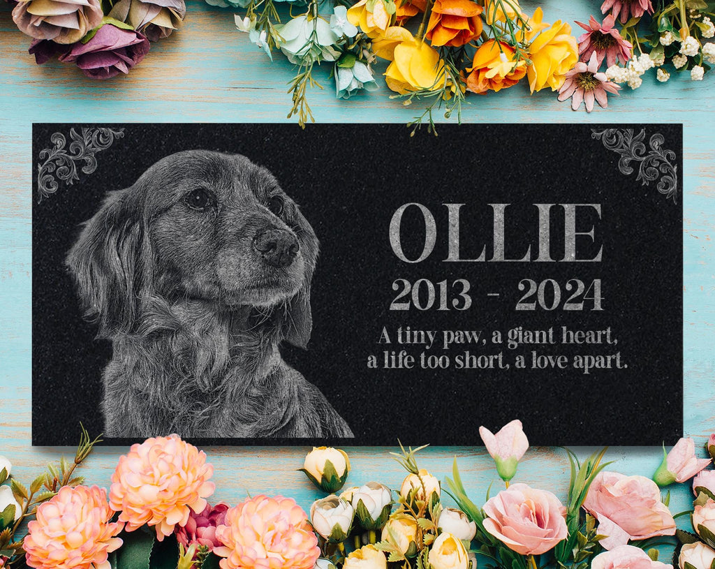 Personalized Engraved Headstone for Cats & Dogs