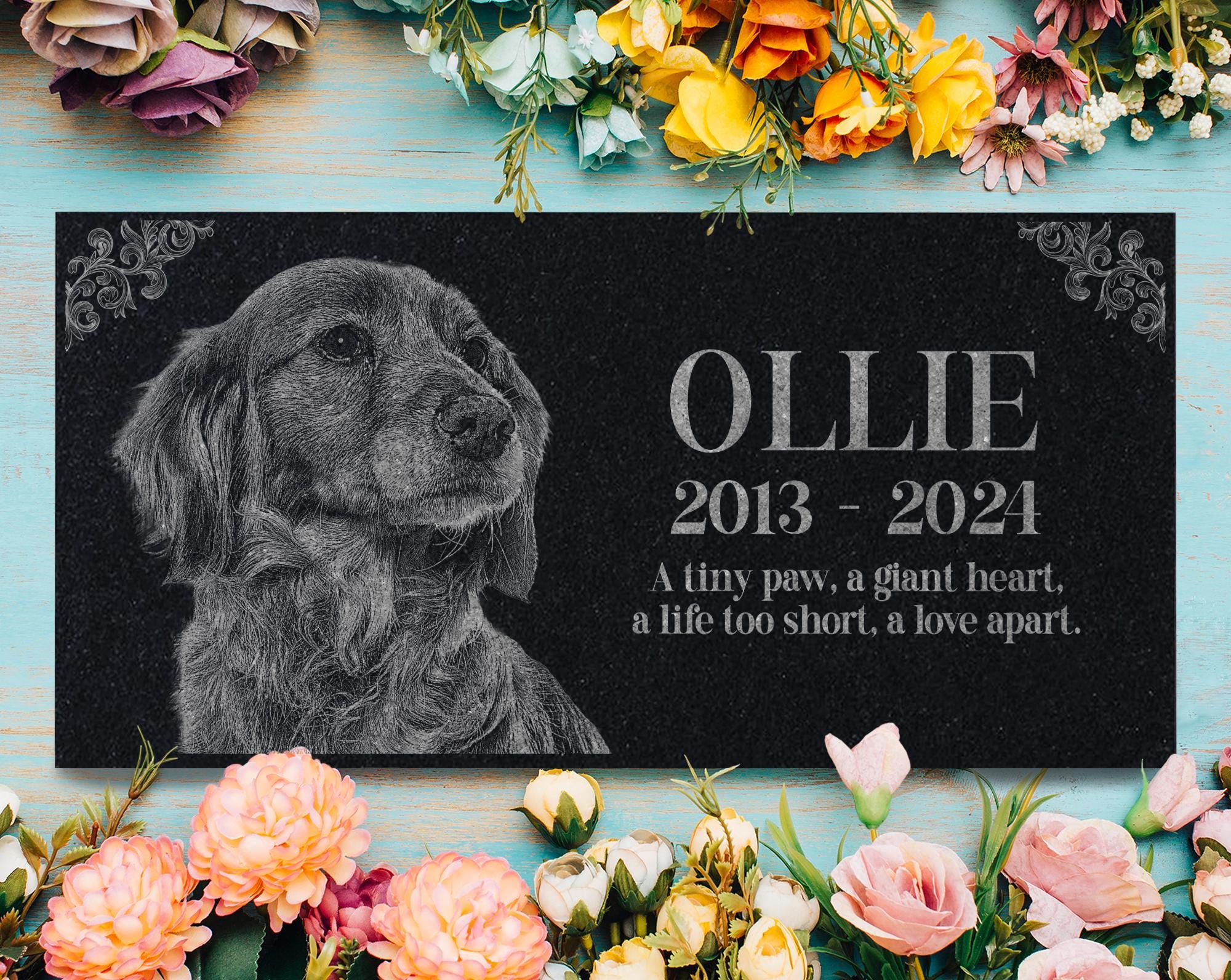Personalized Engraved Headstone for Cats & Dogs