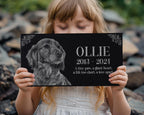 Personalized Engraved Headstone for Cats & Dogs