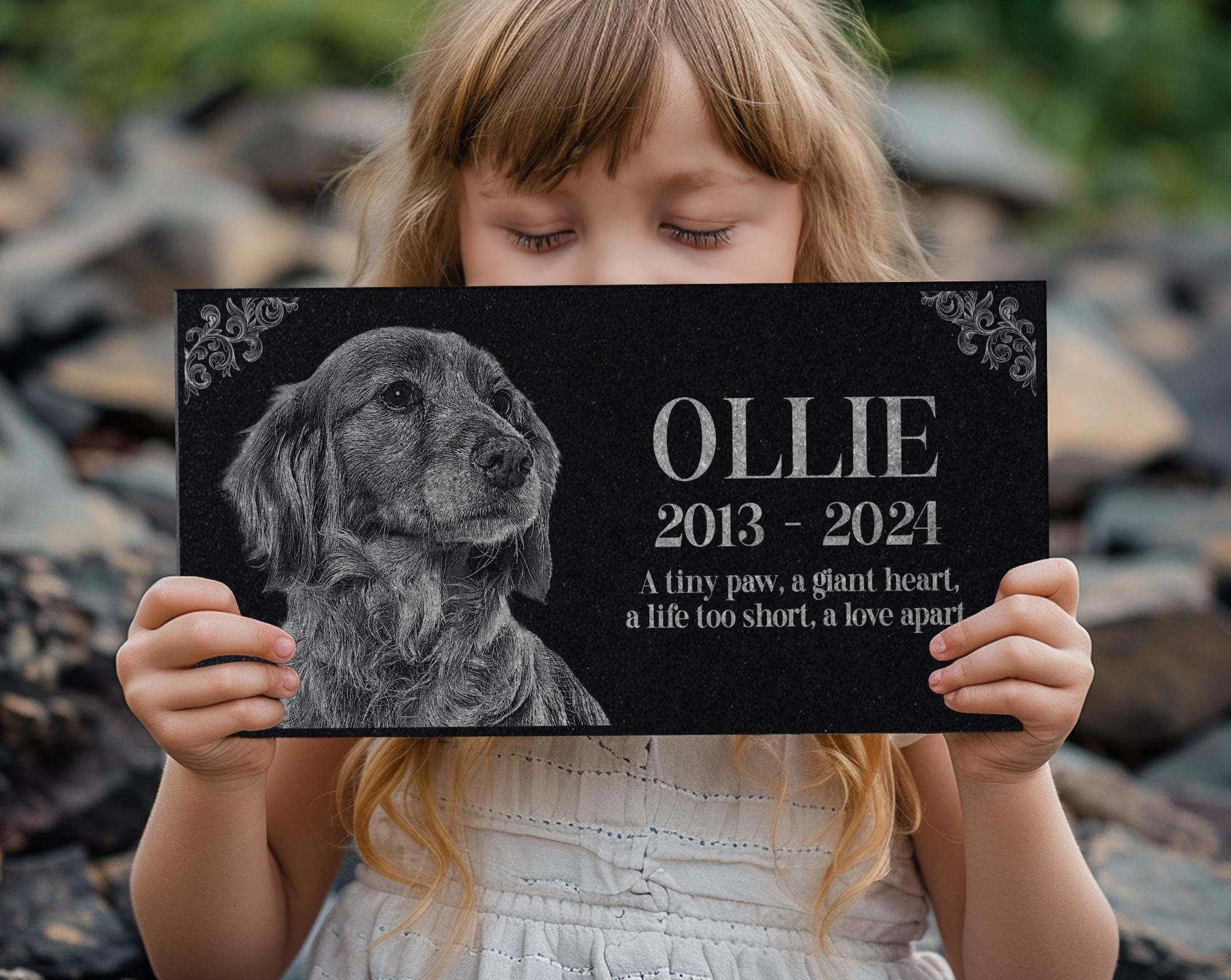 Personalized Engraved Headstone for Cats & Dogs