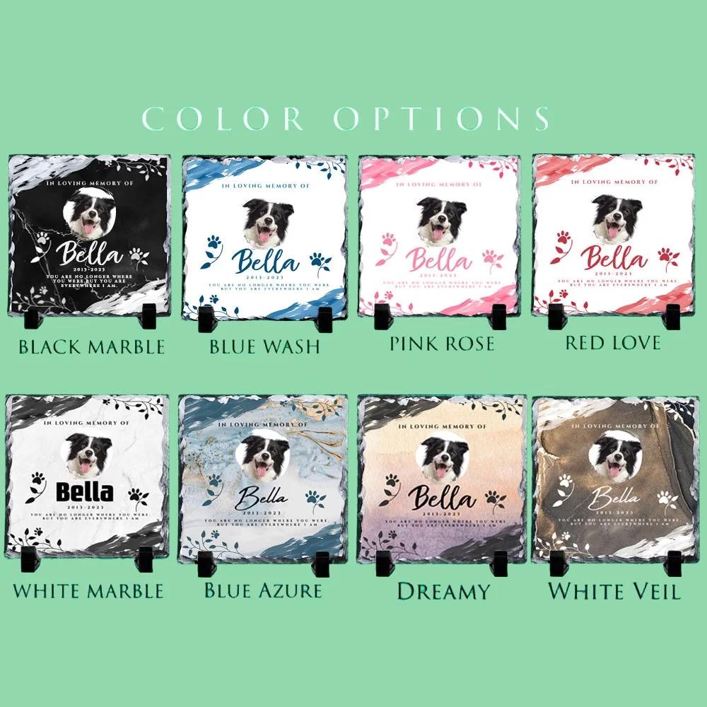 Personalized Granite Dog Cat Memorial Headstone