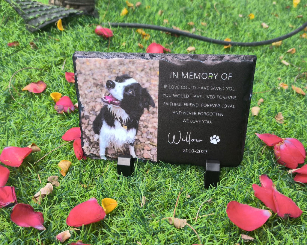 Personalized Pet Grave Marker With Photo