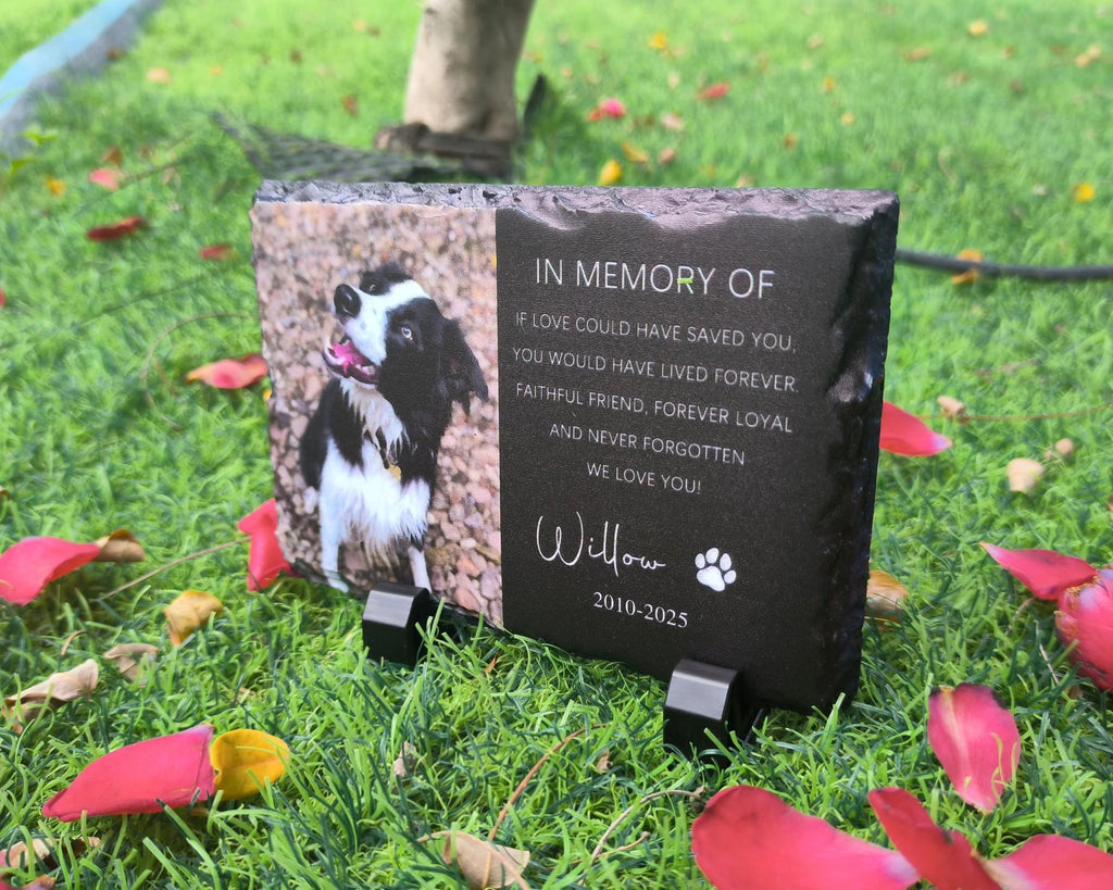 Personalized Pet Grave Marker With Photo