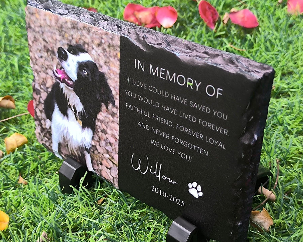 Personalized Pet Grave Marker With Photo