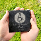 Small Personalized Cockatoo Bird Memorial Stone – Engraved Slate Grave Marker for Pet Parrot