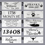 Custom Memorial Garden Stone