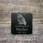 Parakeet Bird Memorial Stone Pet Memory Pet Loss Gift Grave Marker Remembrance Stone Memorial Plaque Slate Personalized
