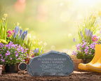 Custom Memorial Garden Stone