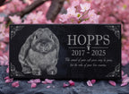 Engraved Granite Outdoor Memorial Plaque for Rabbits