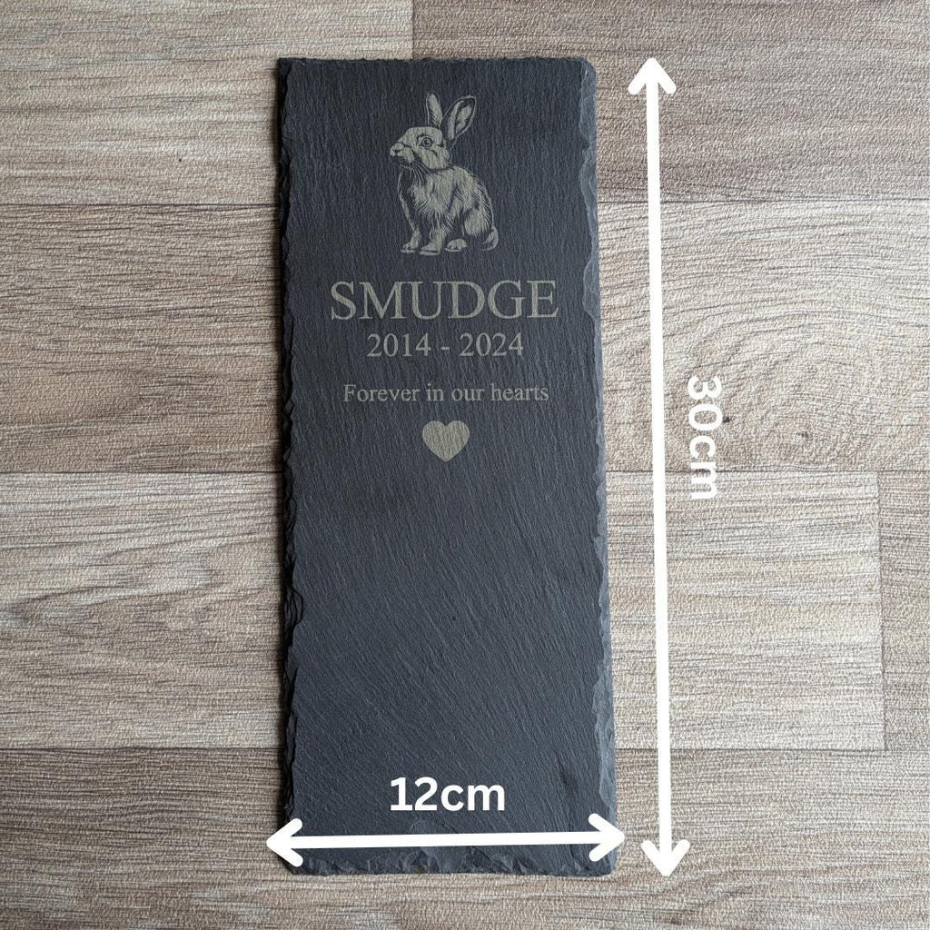 Personalised Parrot Parakeet Slate Memorial Plaque, pet memorial, grave marker, pet headstone, engraved plaque, engraved pet memorial