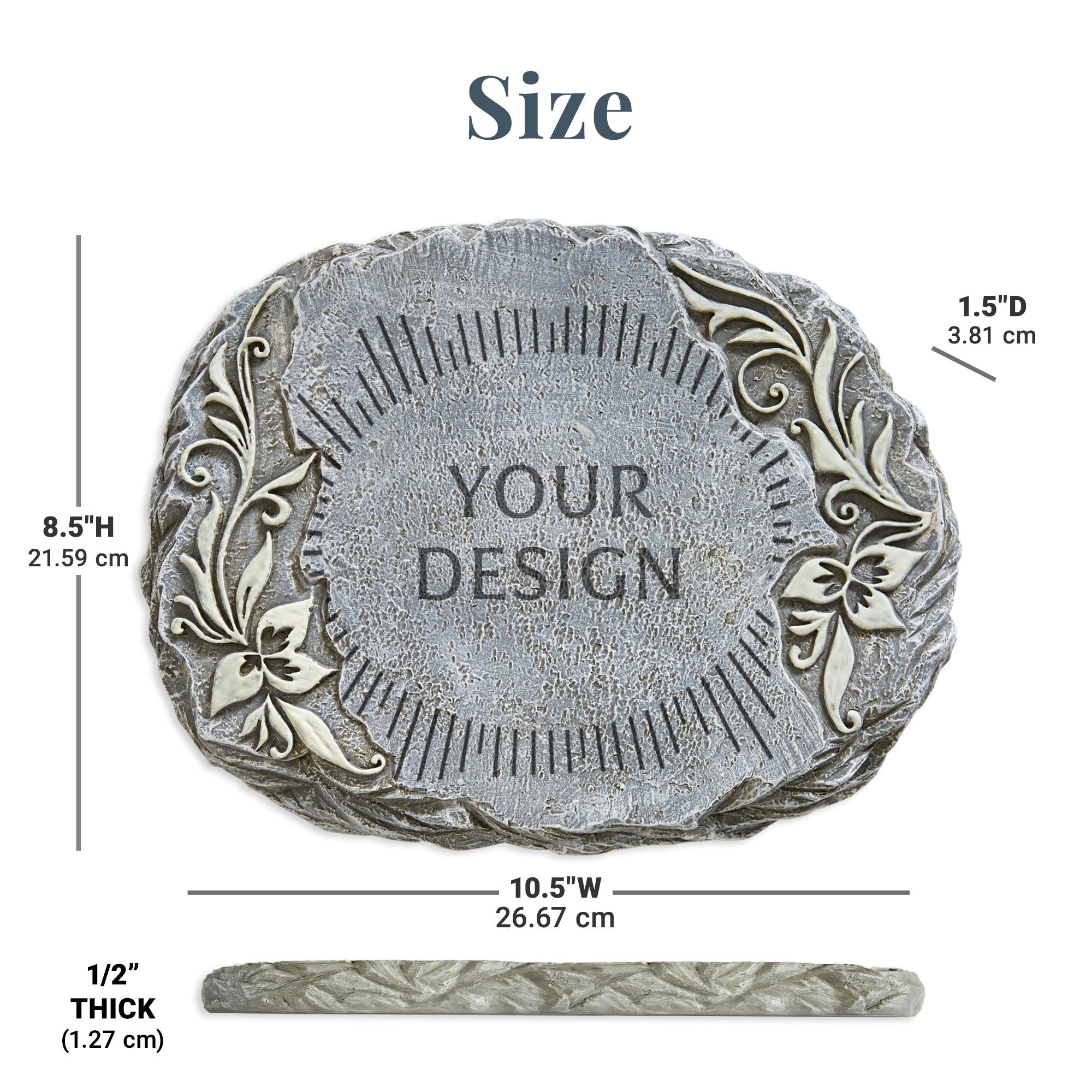 Personalized Memorial Garden Stone