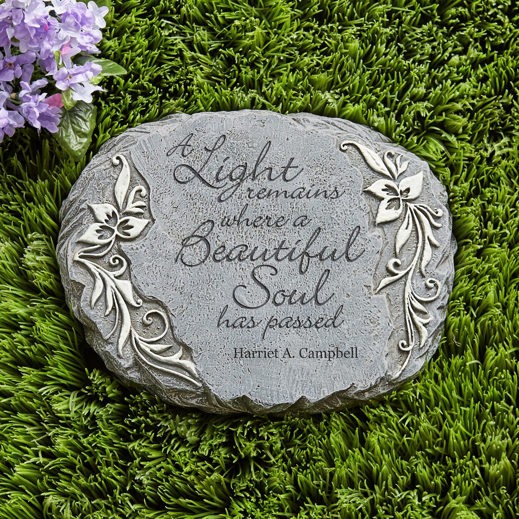 Personalized Memorial Garden Stone