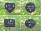 Custom Engraved Garden Stone with Hanging Stake, Memorial Gifts for Loss of Mom/Dad/Grandparents/Pets, Perfect for Gardeners & Plant Markers
