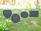 Custom Engraved Garden Stone with Hanging Stake, Memorial Gifts for Loss of Mom/Dad/Grandparents/Pets, Perfect for Gardeners & Plant Markers