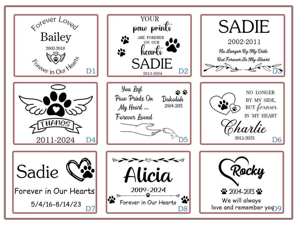Personalized Pet Memorial
