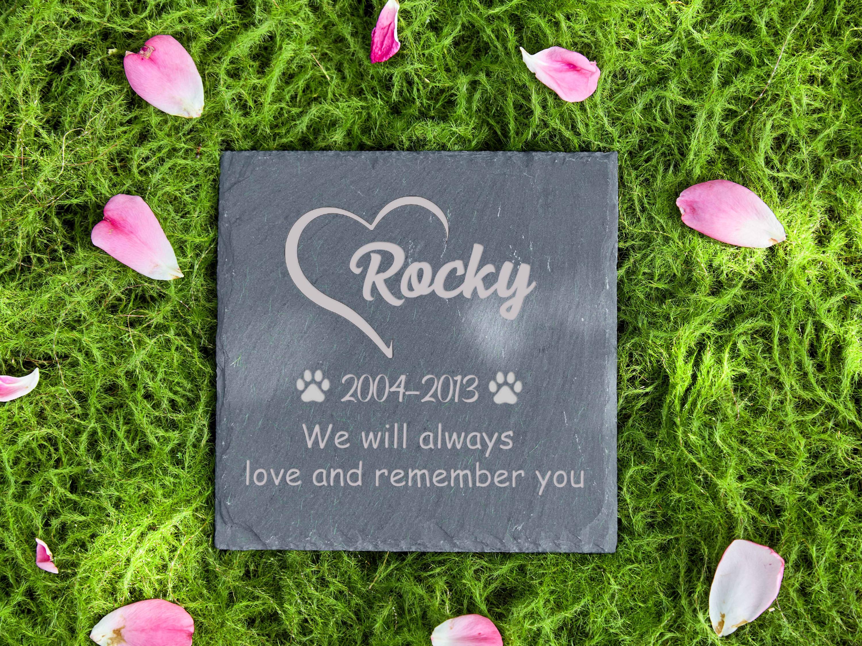 Personalized Pet Memorial