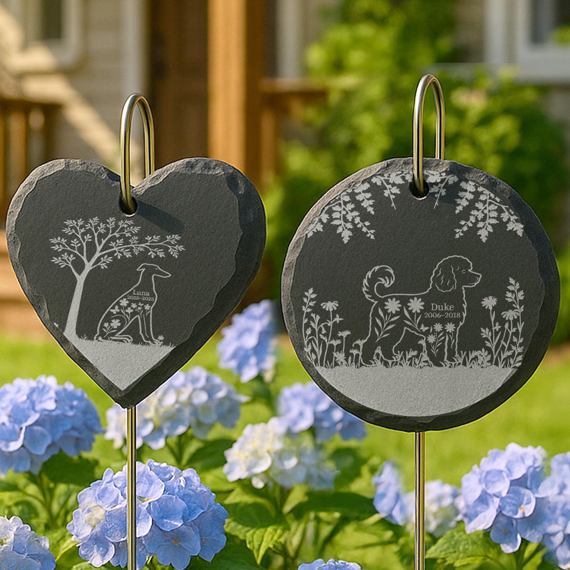 Personalized Engraved Memorial Stone for Pet Loss