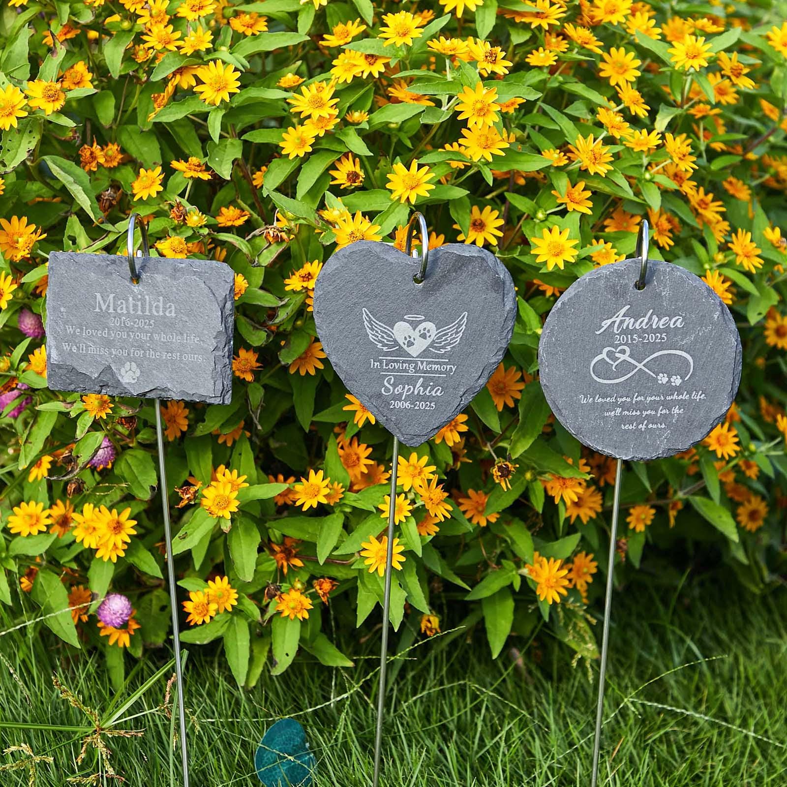 Outdoor Tribute Marker for Garden or Yard
